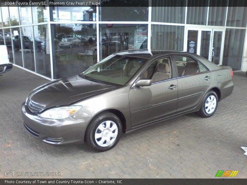 Phantom Gray Pearl / Taupe 2004 Toyota Camry LE
