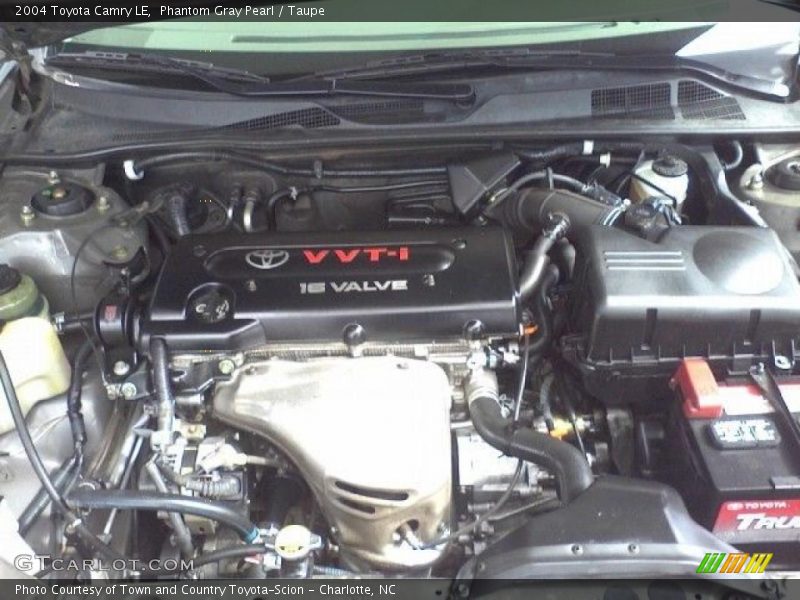 Phantom Gray Pearl / Taupe 2004 Toyota Camry LE