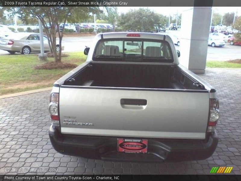 Silver Streak Mica / Graphite Gray 2009 Toyota Tacoma Regular Cab