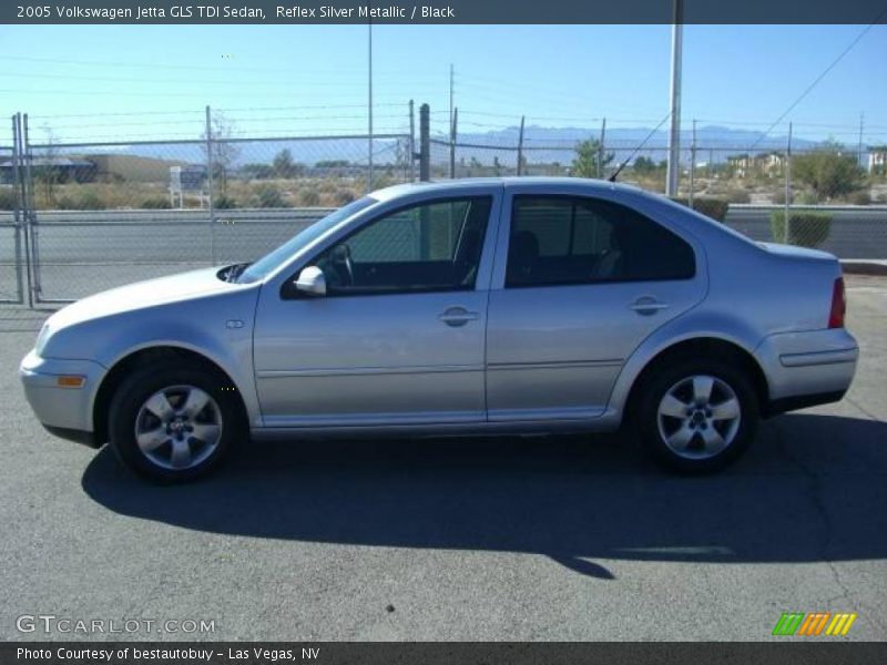 Reflex Silver Metallic / Black 2005 Volkswagen Jetta GLS TDI Sedan