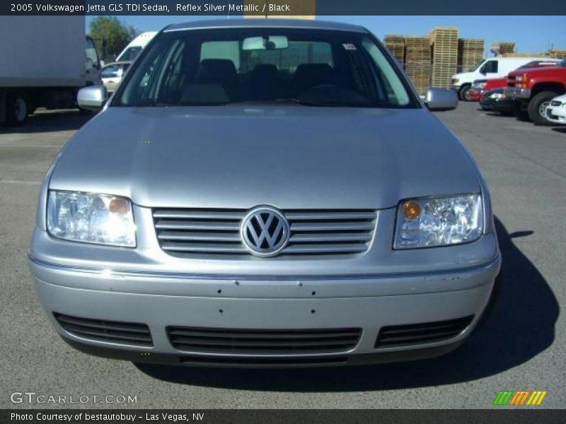 Reflex Silver Metallic / Black 2005 Volkswagen Jetta GLS TDI Sedan