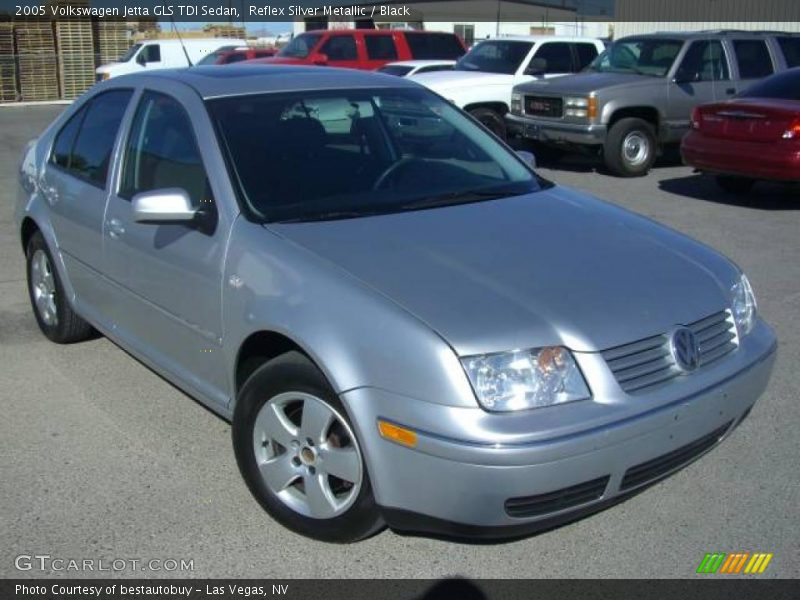 Reflex Silver Metallic / Black 2005 Volkswagen Jetta GLS TDI Sedan