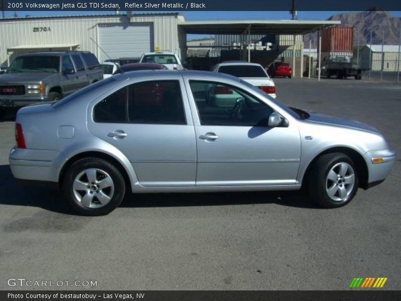 Reflex Silver Metallic / Black 2005 Volkswagen Jetta GLS TDI Sedan