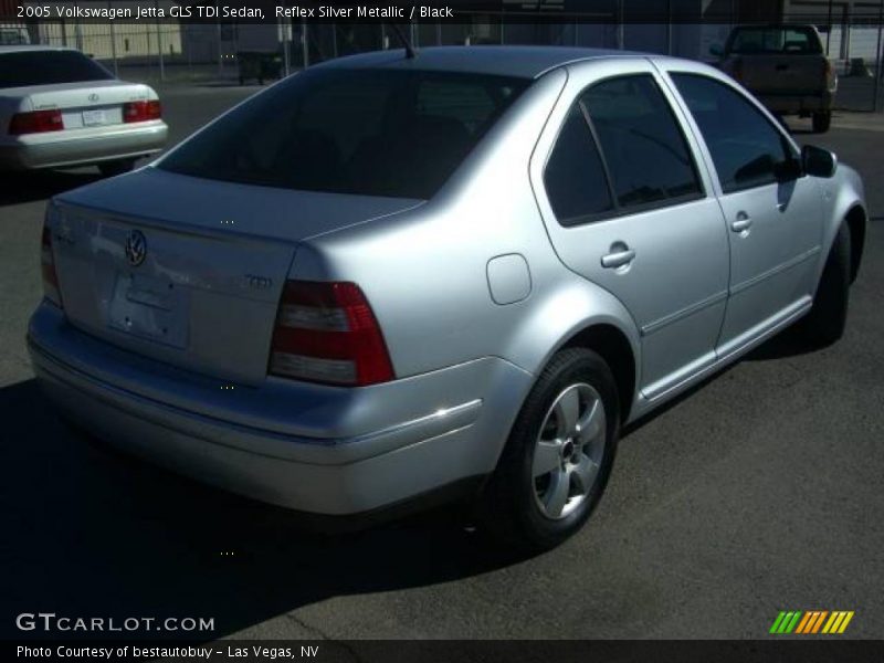 Reflex Silver Metallic / Black 2005 Volkswagen Jetta GLS TDI Sedan