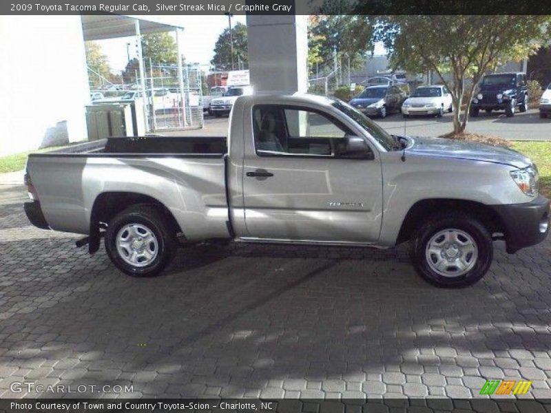 Silver Streak Mica / Graphite Gray 2009 Toyota Tacoma Regular Cab
