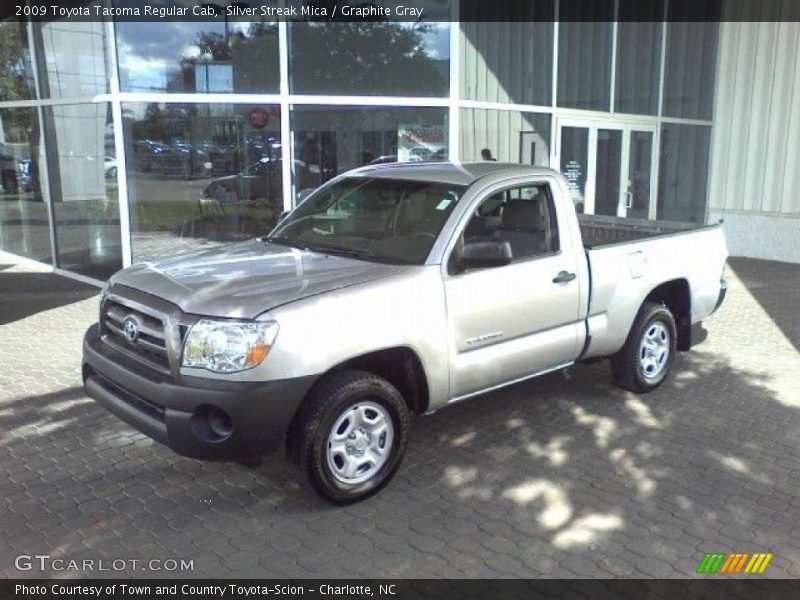 Silver Streak Mica / Graphite Gray 2009 Toyota Tacoma Regular Cab