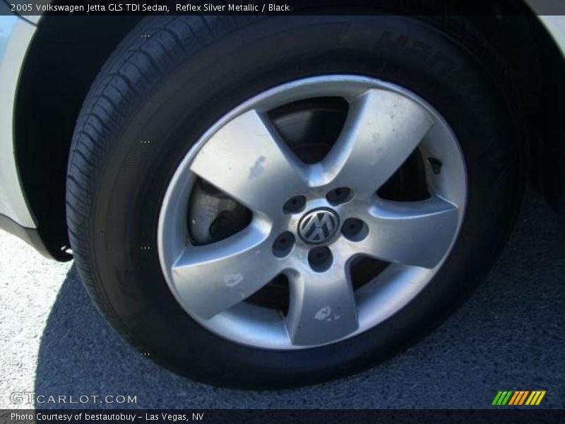 Reflex Silver Metallic / Black 2005 Volkswagen Jetta GLS TDI Sedan