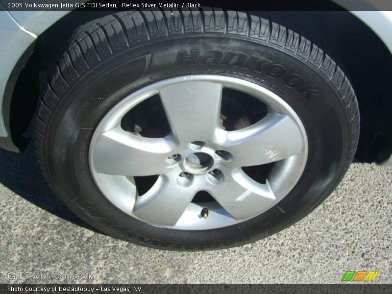 Reflex Silver Metallic / Black 2005 Volkswagen Jetta GLS TDI Sedan