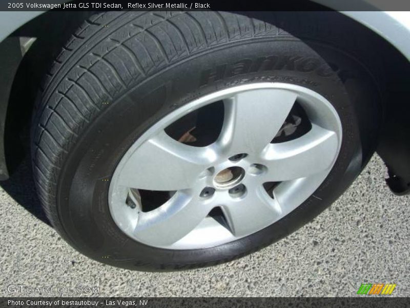 Reflex Silver Metallic / Black 2005 Volkswagen Jetta GLS TDI Sedan