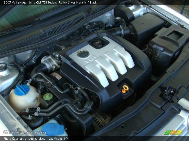 Reflex Silver Metallic / Black 2005 Volkswagen Jetta GLS TDI Sedan