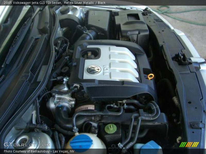Reflex Silver Metallic / Black 2005 Volkswagen Jetta GLS TDI Sedan