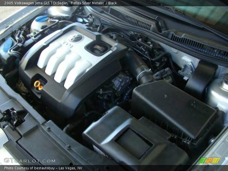 Reflex Silver Metallic / Black 2005 Volkswagen Jetta GLS TDI Sedan