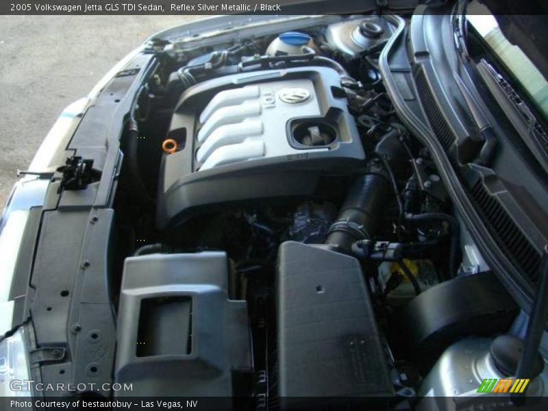 Reflex Silver Metallic / Black 2005 Volkswagen Jetta GLS TDI Sedan