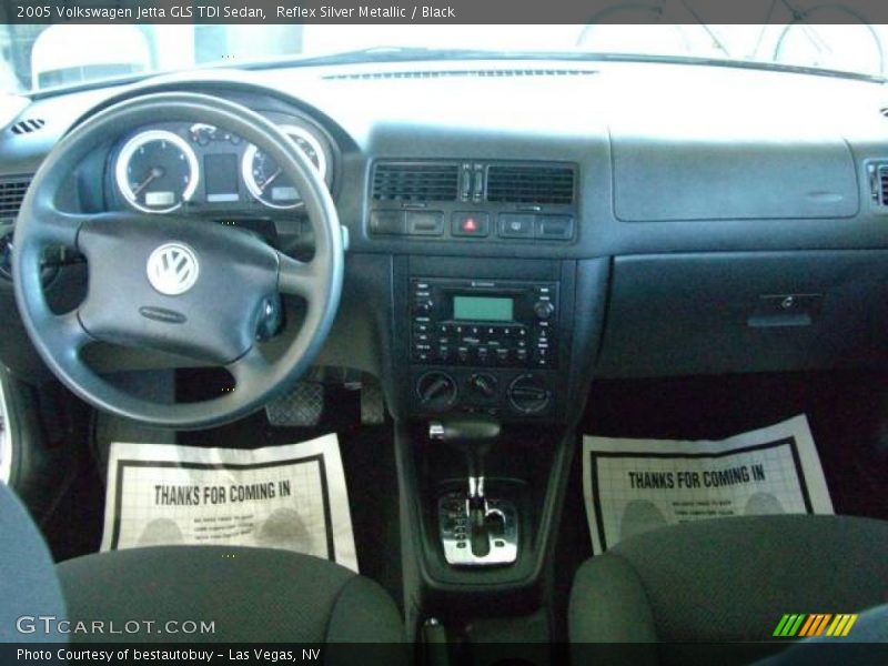 Reflex Silver Metallic / Black 2005 Volkswagen Jetta GLS TDI Sedan