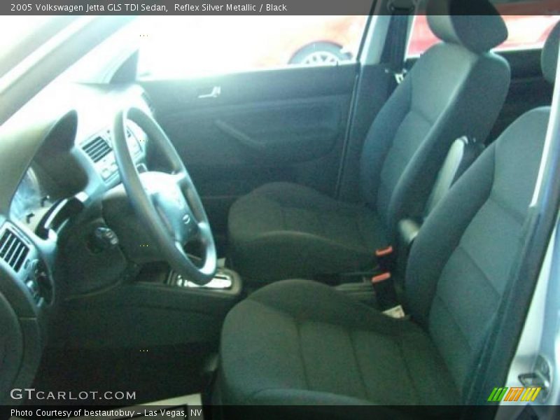 Reflex Silver Metallic / Black 2005 Volkswagen Jetta GLS TDI Sedan