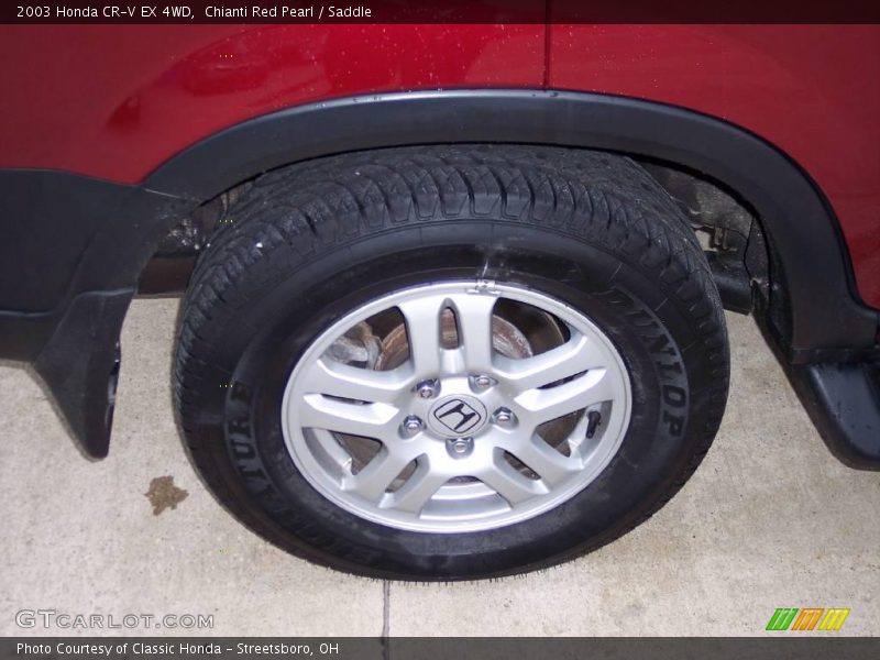 Chianti Red Pearl / Saddle 2003 Honda CR-V EX 4WD