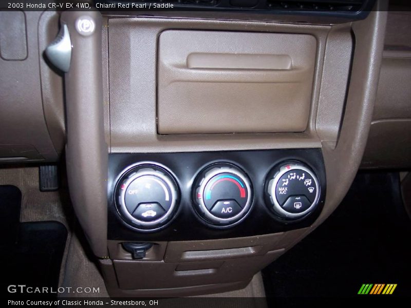Chianti Red Pearl / Saddle 2003 Honda CR-V EX 4WD