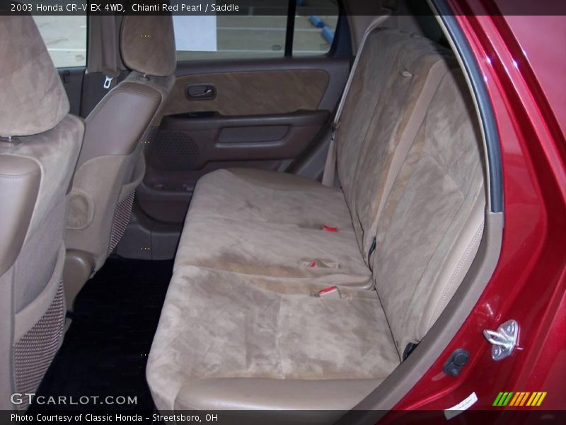 Chianti Red Pearl / Saddle 2003 Honda CR-V EX 4WD