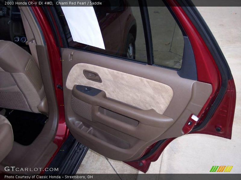 Chianti Red Pearl / Saddle 2003 Honda CR-V EX 4WD