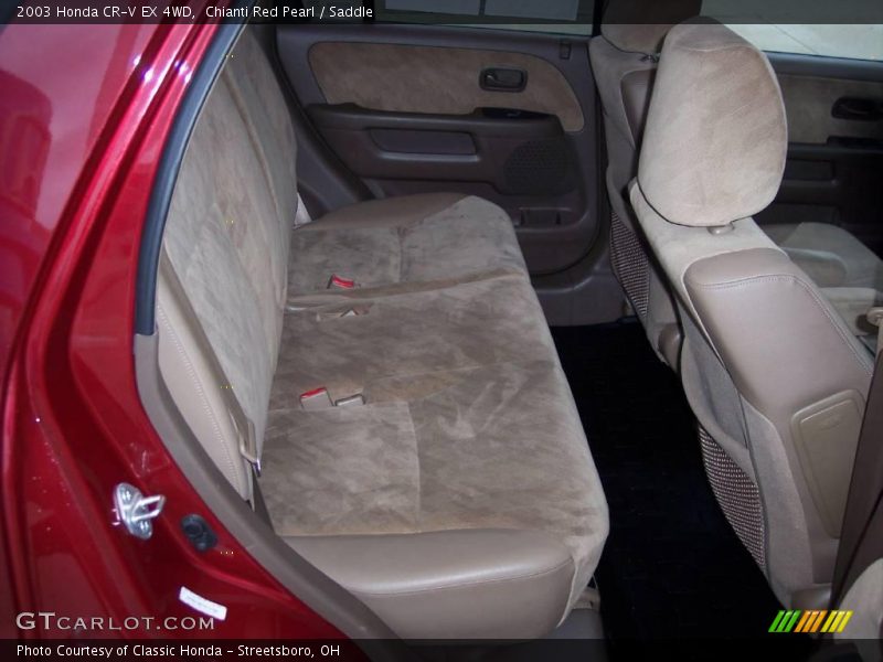 Chianti Red Pearl / Saddle 2003 Honda CR-V EX 4WD