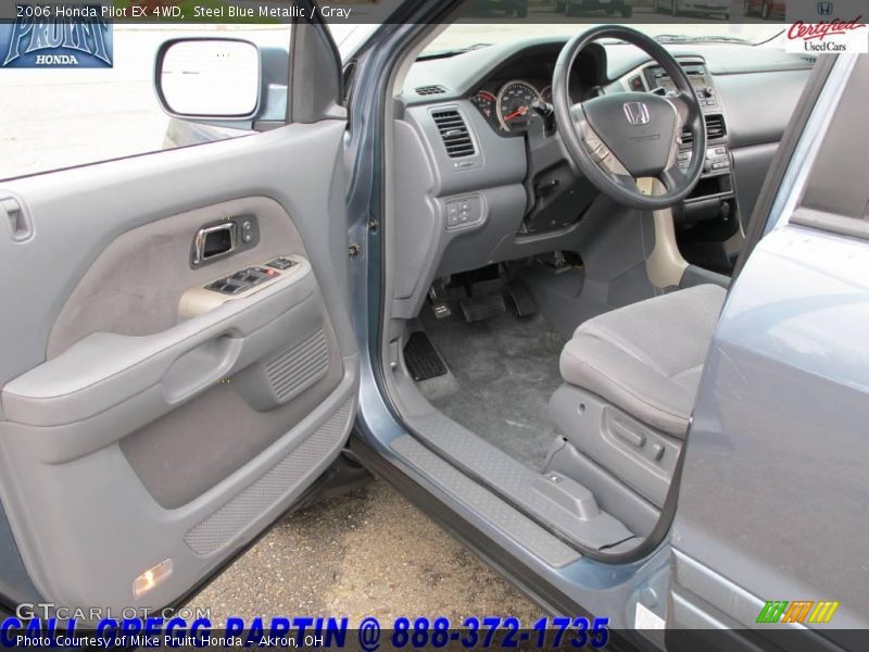 Steel Blue Metallic / Gray 2006 Honda Pilot EX 4WD