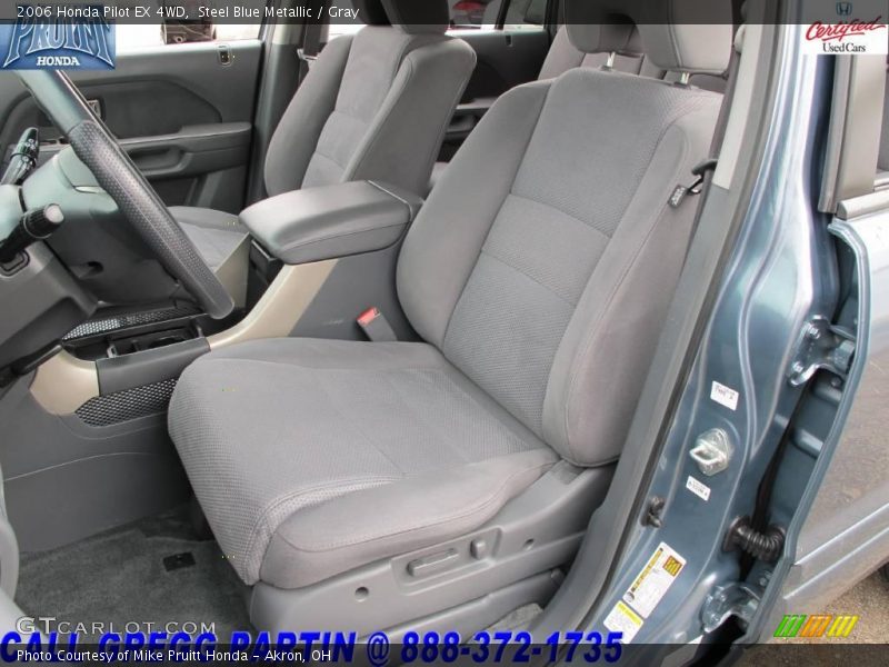 Steel Blue Metallic / Gray 2006 Honda Pilot EX 4WD
