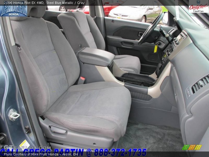 Steel Blue Metallic / Gray 2006 Honda Pilot EX 4WD