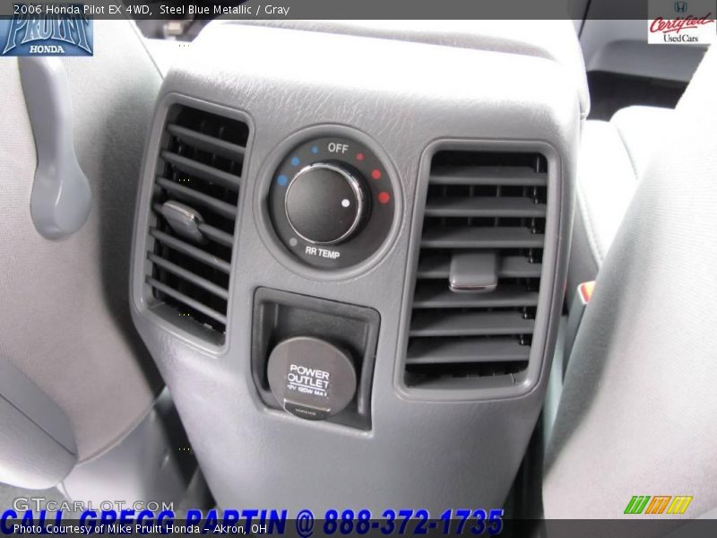 Steel Blue Metallic / Gray 2006 Honda Pilot EX 4WD