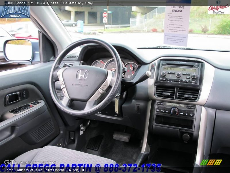 Steel Blue Metallic / Gray 2006 Honda Pilot EX 4WD