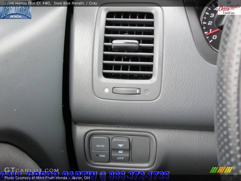 Steel Blue Metallic / Gray 2006 Honda Pilot EX 4WD