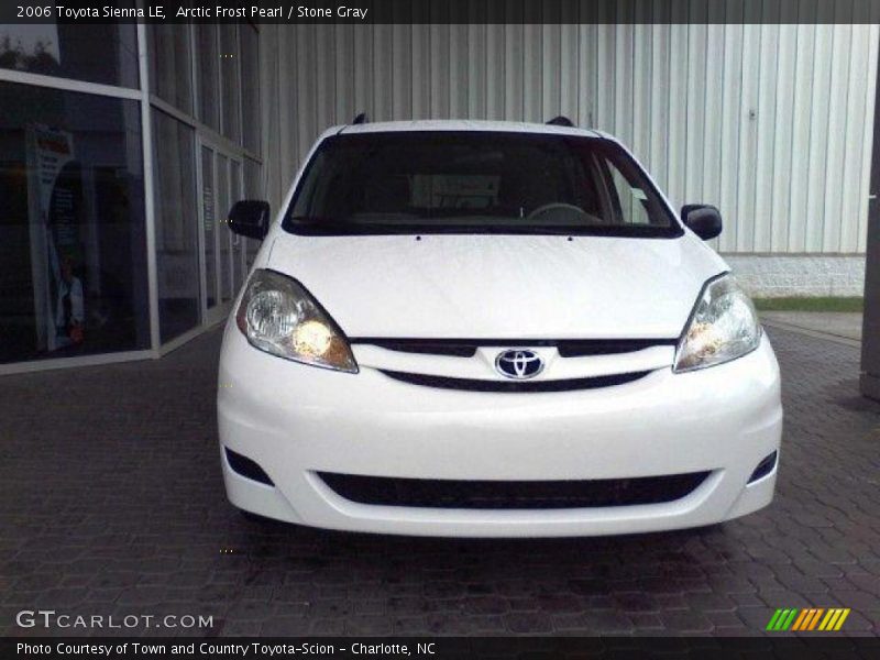 Arctic Frost Pearl / Stone Gray 2006 Toyota Sienna LE