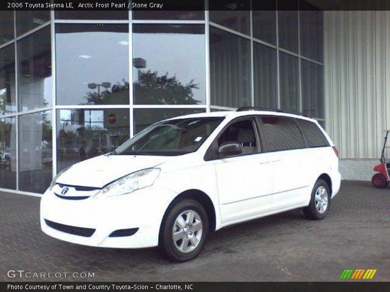 Arctic Frost Pearl / Stone Gray 2006 Toyota Sienna LE