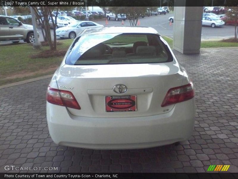 Super White / Bisque 2007 Toyota Camry CE