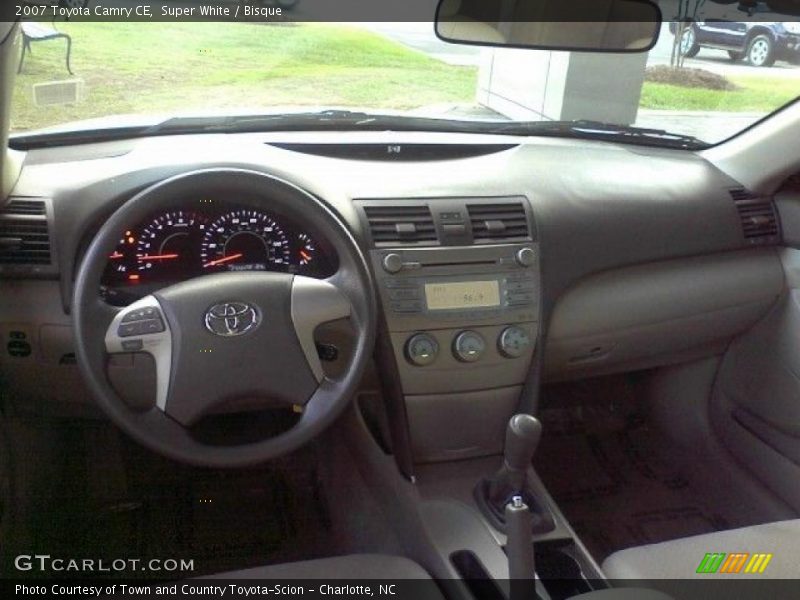 Super White / Bisque 2007 Toyota Camry CE