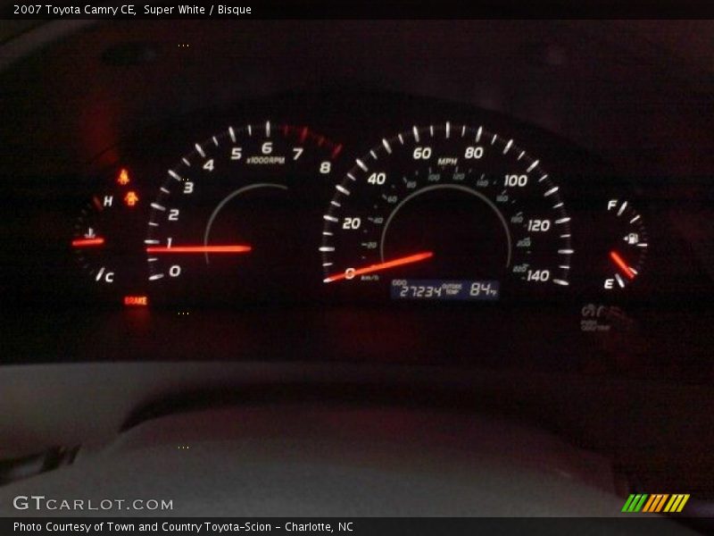 Super White / Bisque 2007 Toyota Camry CE