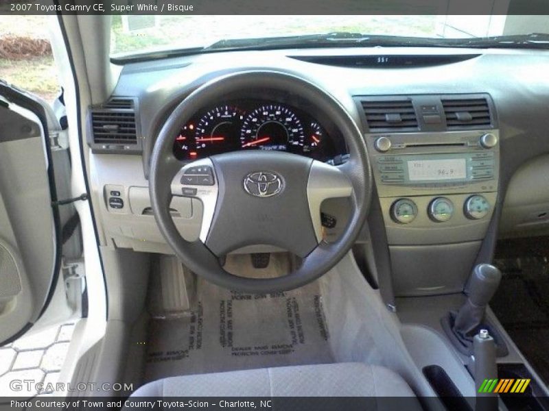 Super White / Bisque 2007 Toyota Camry CE