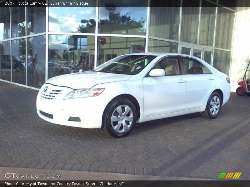 Super White / Bisque 2007 Toyota Camry CE