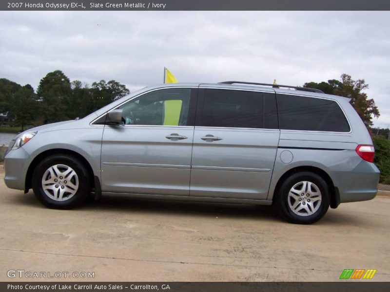 Slate Green Metallic / Ivory 2007 Honda Odyssey EX-L