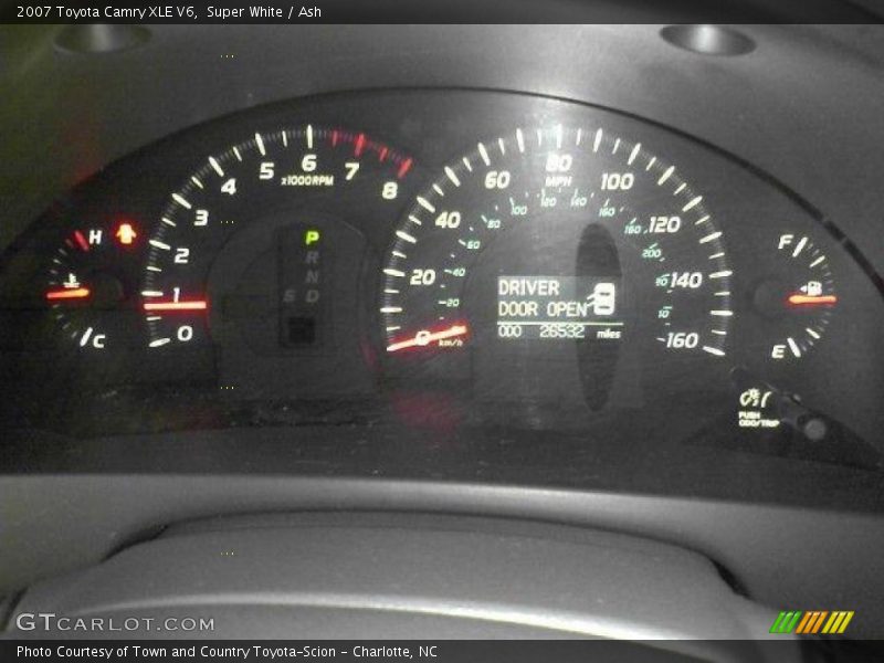 Super White / Ash 2007 Toyota Camry XLE V6