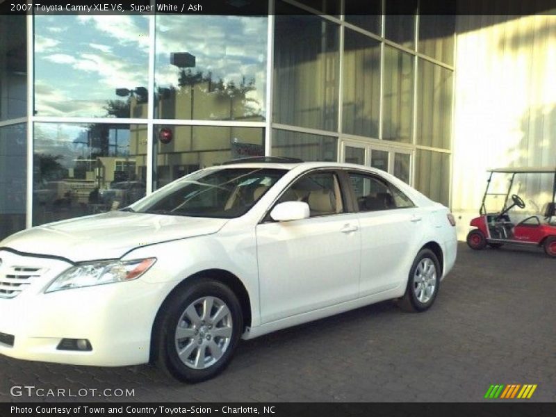 Super White / Ash 2007 Toyota Camry XLE V6