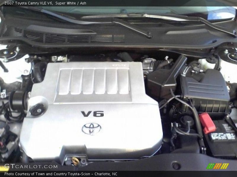 Super White / Ash 2007 Toyota Camry XLE V6