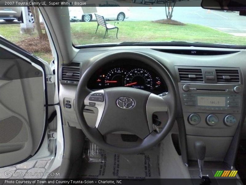 Super White / Bisque 2007 Toyota Camry LE