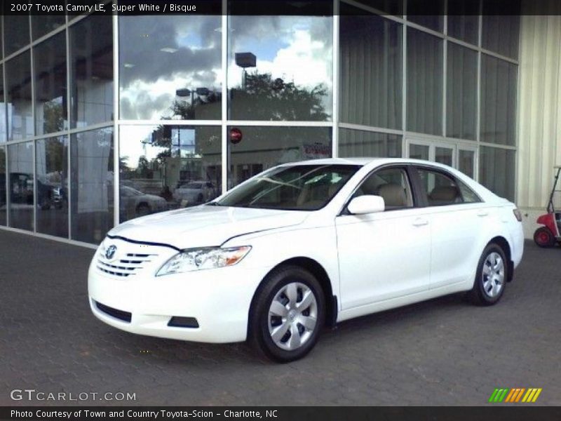 Super White / Bisque 2007 Toyota Camry LE