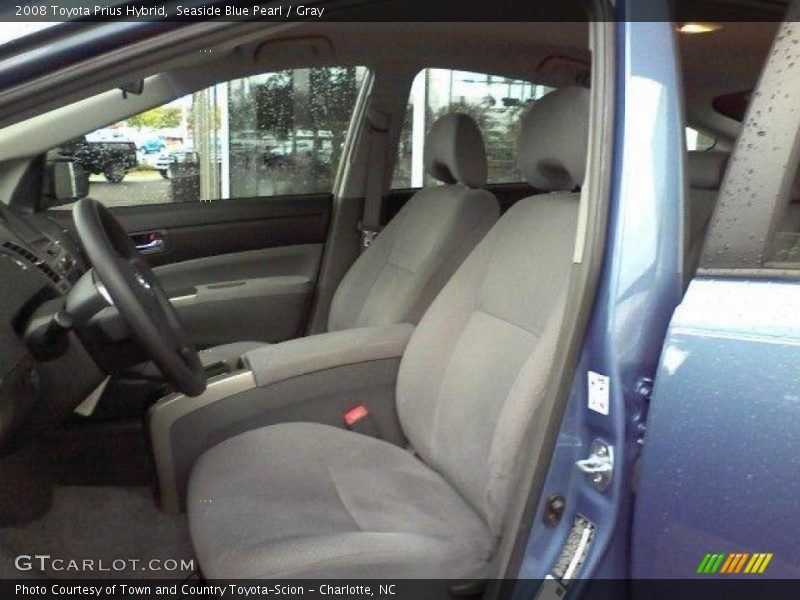 Seaside Blue Pearl / Gray 2008 Toyota Prius Hybrid