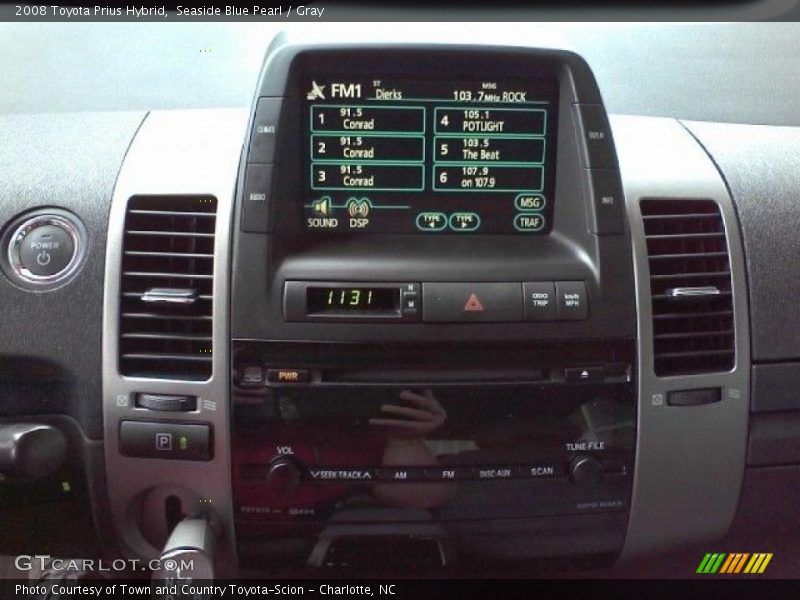 Seaside Blue Pearl / Gray 2008 Toyota Prius Hybrid