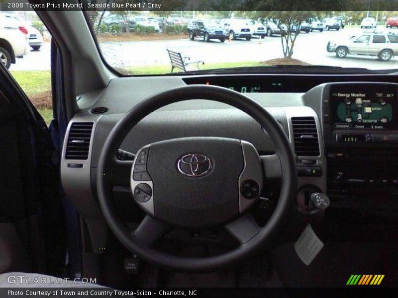 Seaside Blue Pearl / Gray 2008 Toyota Prius Hybrid