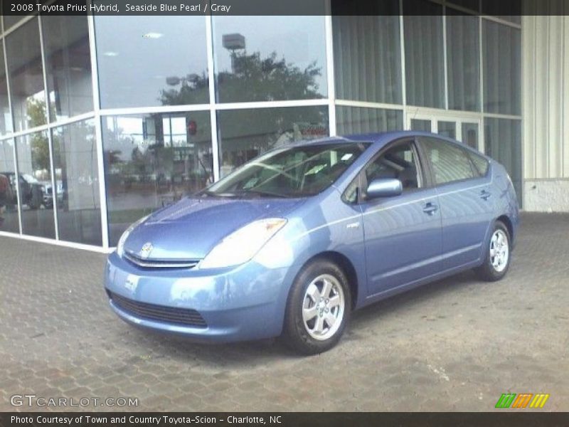 Seaside Blue Pearl / Gray 2008 Toyota Prius Hybrid