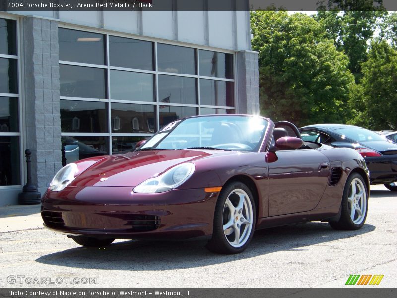 Arena Red Metallic / Black 2004 Porsche Boxster
