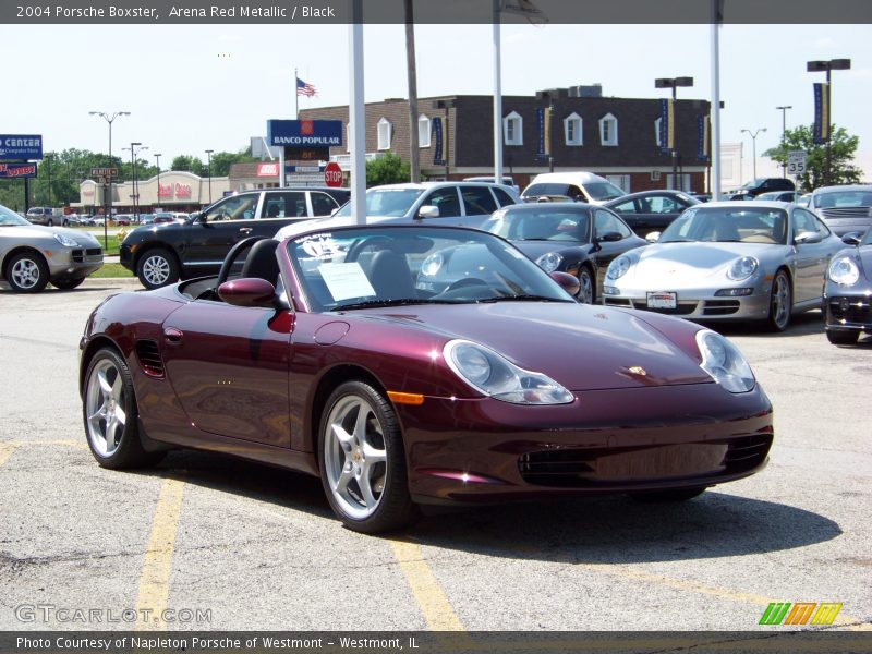 Arena Red Metallic / Black 2004 Porsche Boxster