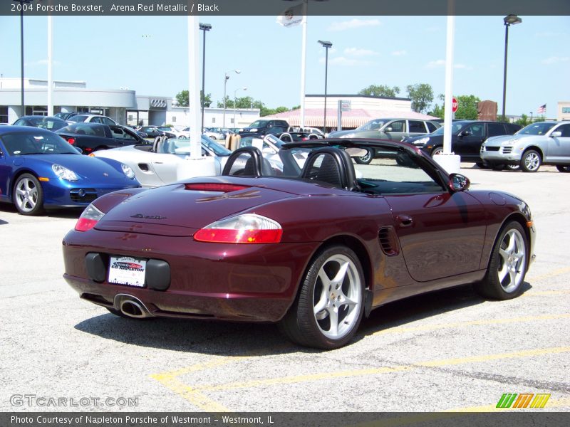 Arena Red Metallic / Black 2004 Porsche Boxster